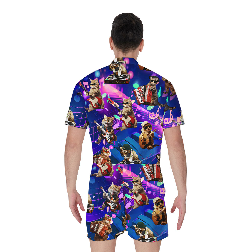 Cool Cat Music Galaxy RompHim For Male
