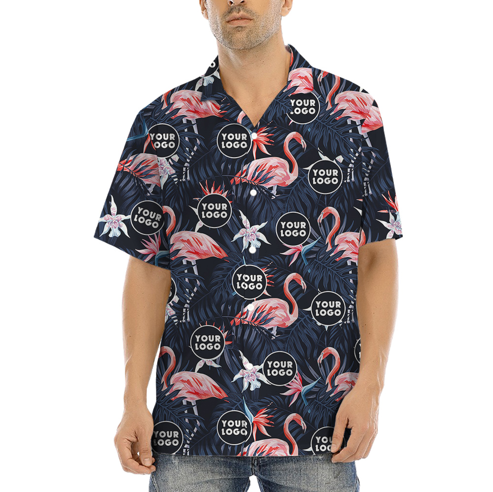 Matching Team Hawaiian Shirt Flamingo Theme - variant image 1