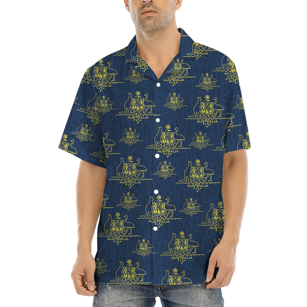 Aussie Symbol Hawaiian Shirt for Men - variant image 1