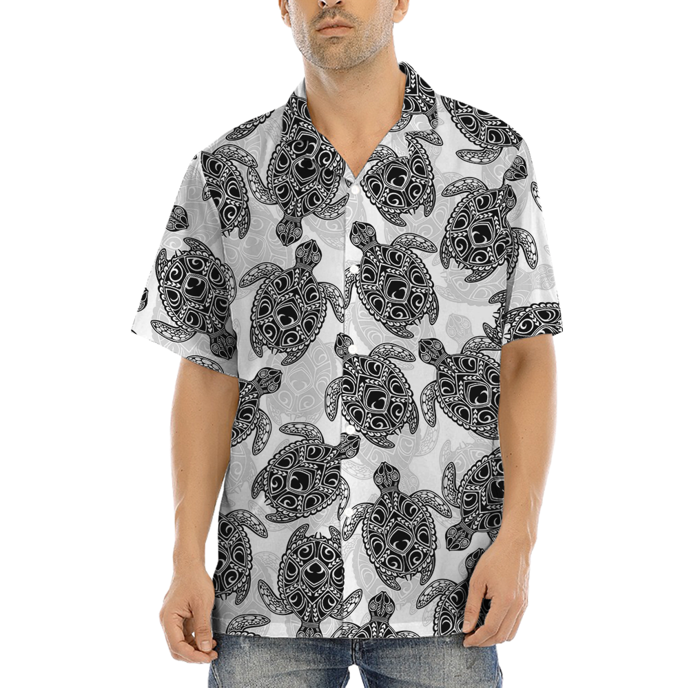Vintage Turtle Aloha Button Shirt