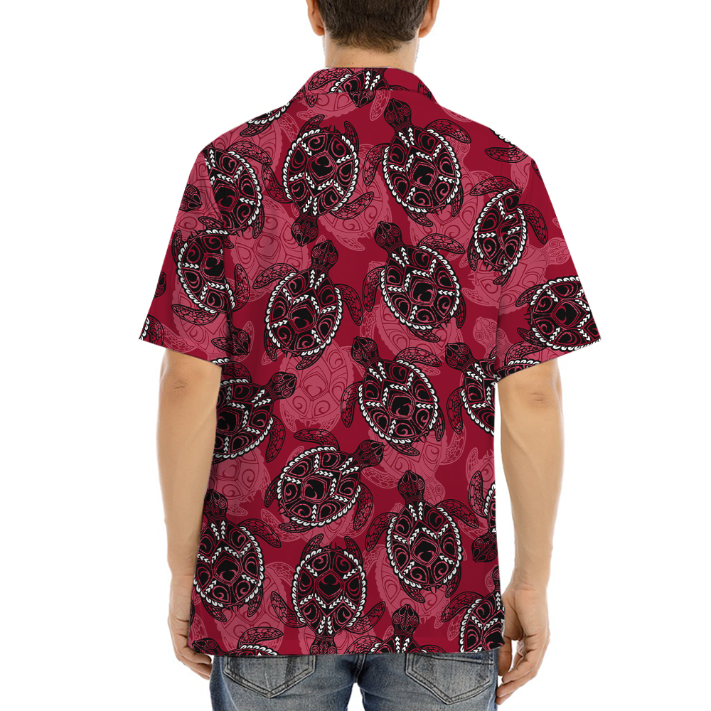 Vintage Turtle Aloha Button Shirt