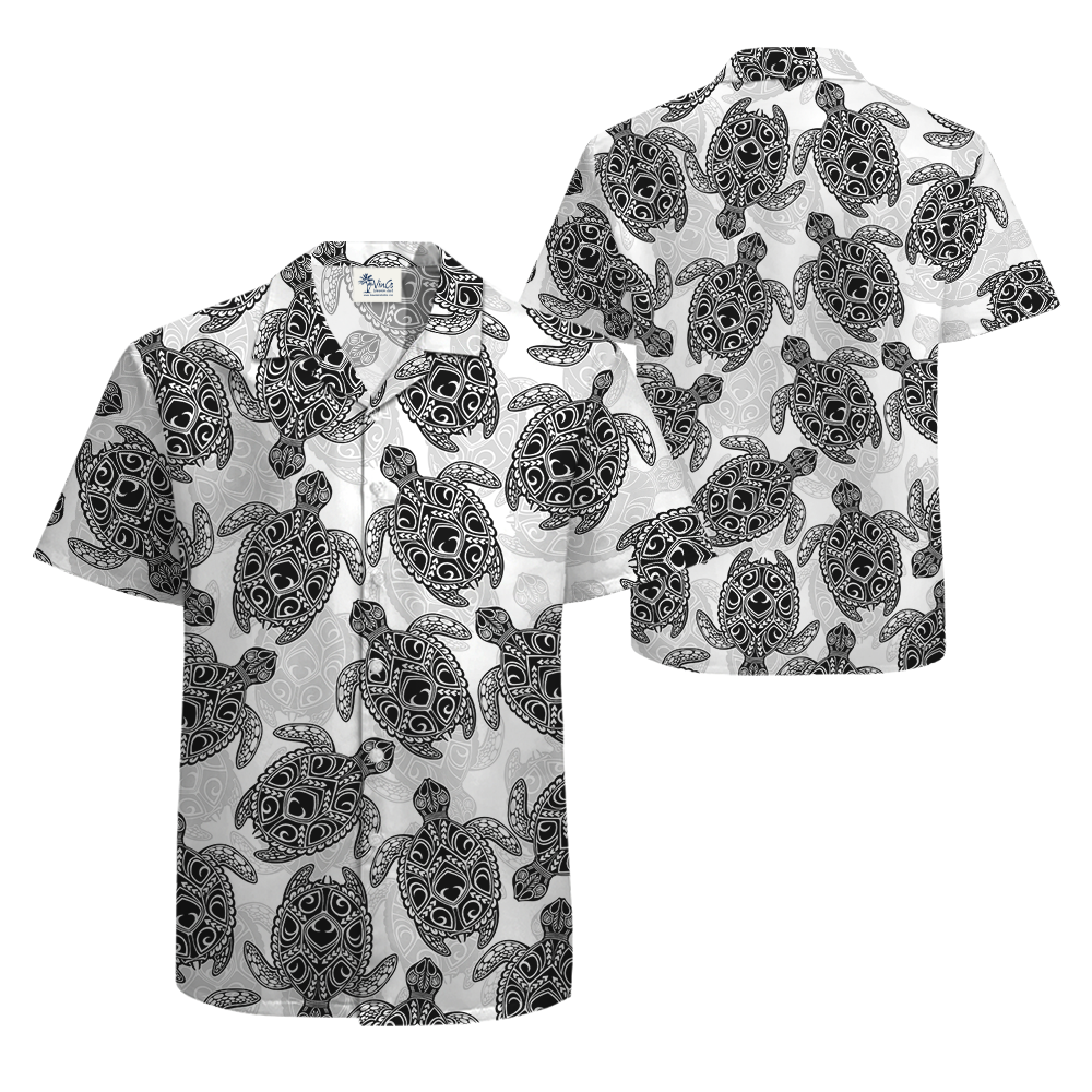Vintage Turtle Aloha Button Shirt