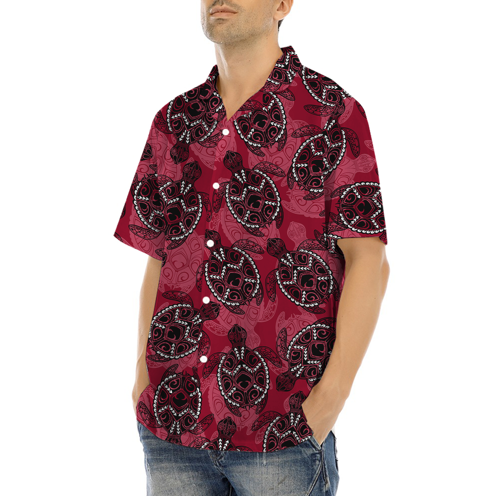 Vintage Turtle Aloha Button Shirt