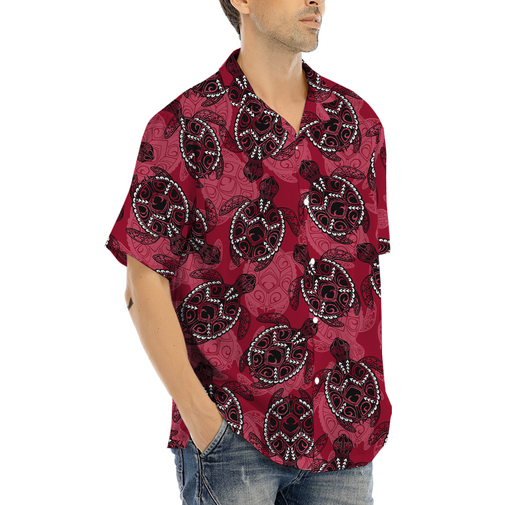 Vintage Turtle Aloha Button Shirt
