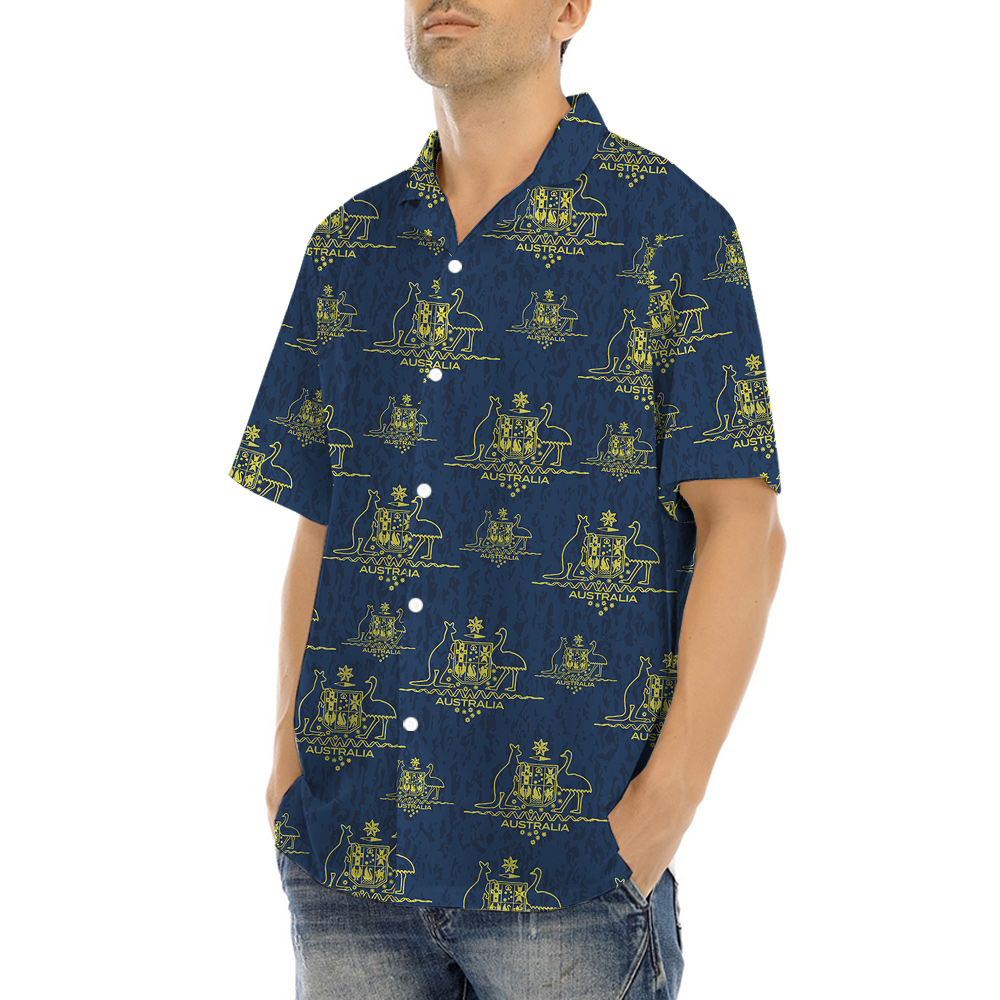 Aussie Symbol Hawaiian Shirt for Men