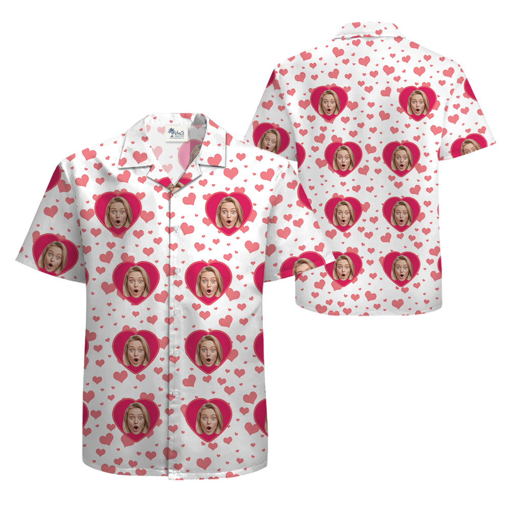 [6 Designs] Custom Hawaiian Shirt With Couple Faces - variant image 1