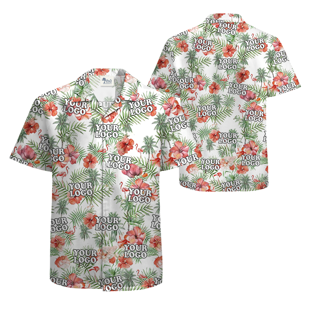 [12 Designs] Tropical Hawaiian Shirt With Custom Logo