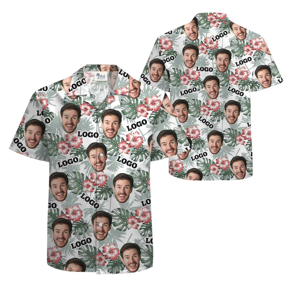 [12 Designs] Custom Face Vintage Hawaiian Shirt