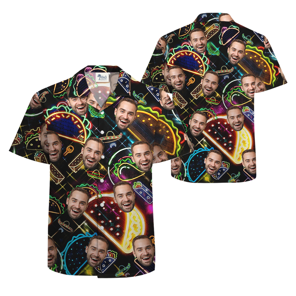 [12 Designs] Custom Face Vintage Hawaiian Shirt - variant image 1