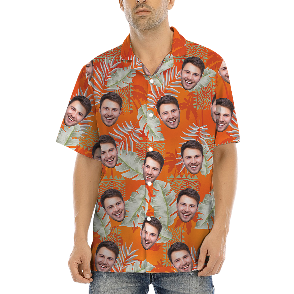 [12 Designs] Custom Face Aloha Shirt