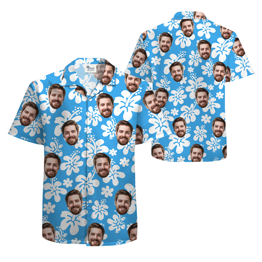 [12 Designs] Custom Face Aloha Shirt