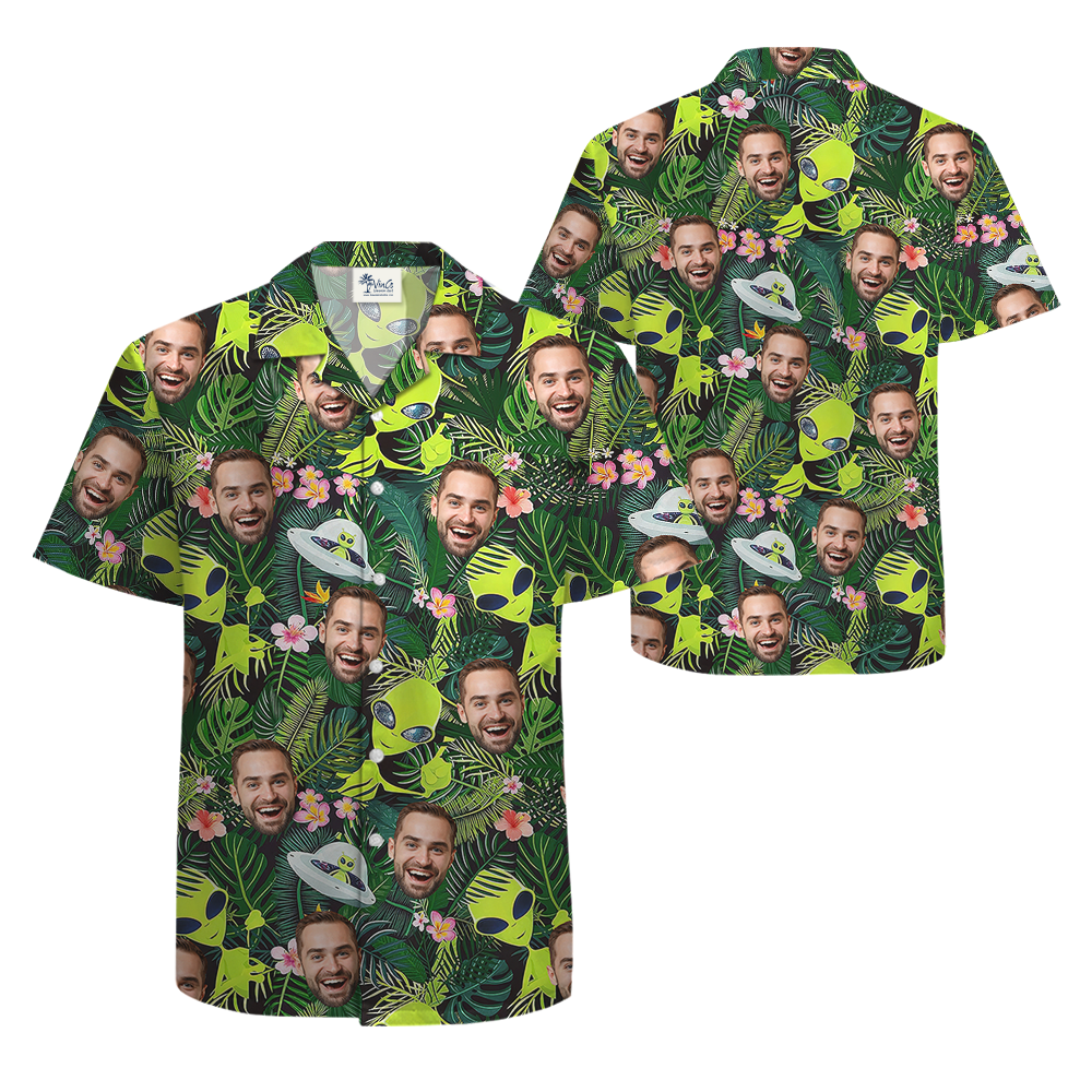 [12 Designs] Custom Face Aloha Shirt