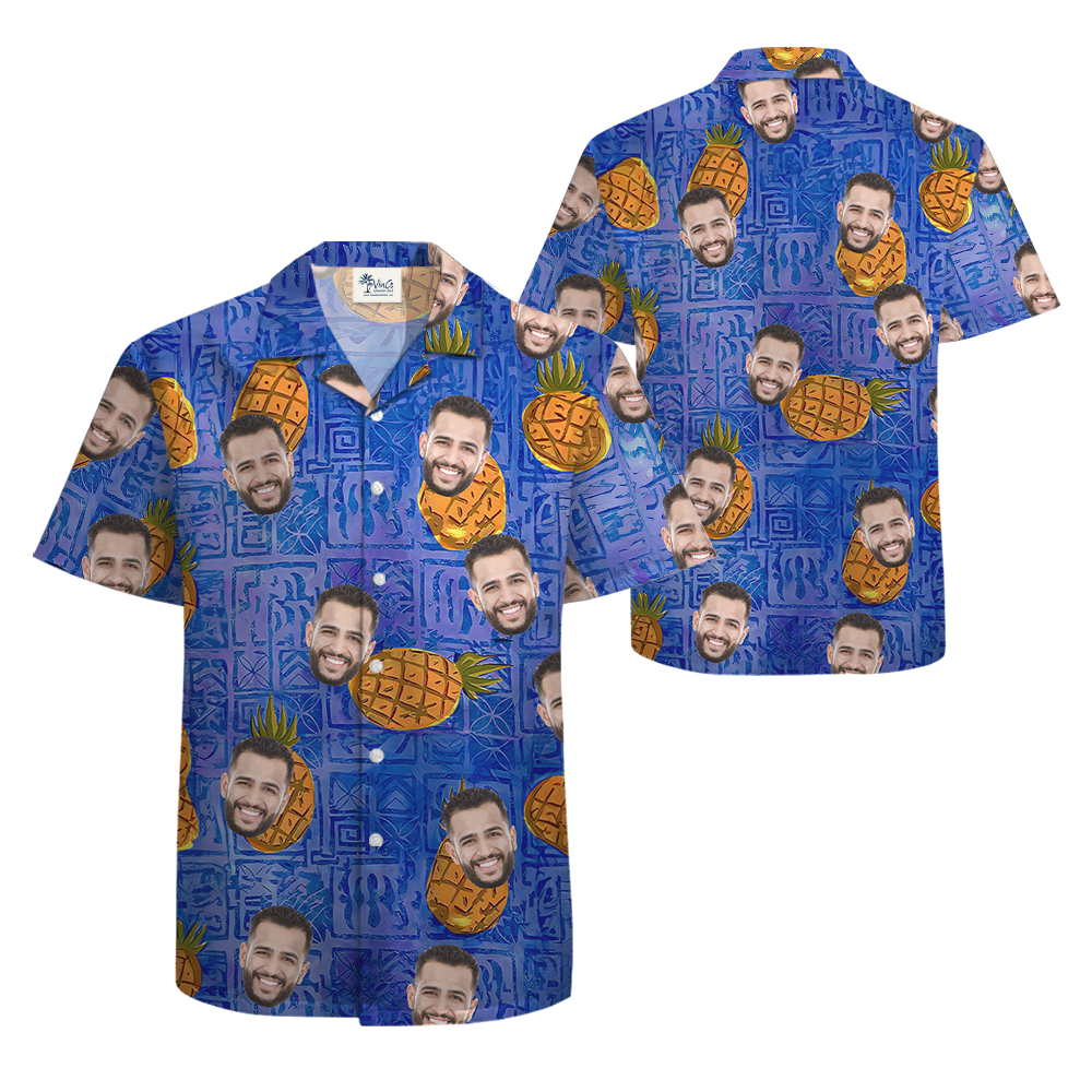 [12 Designs] Custom Hawaiian Shirt With 1-5 Faces