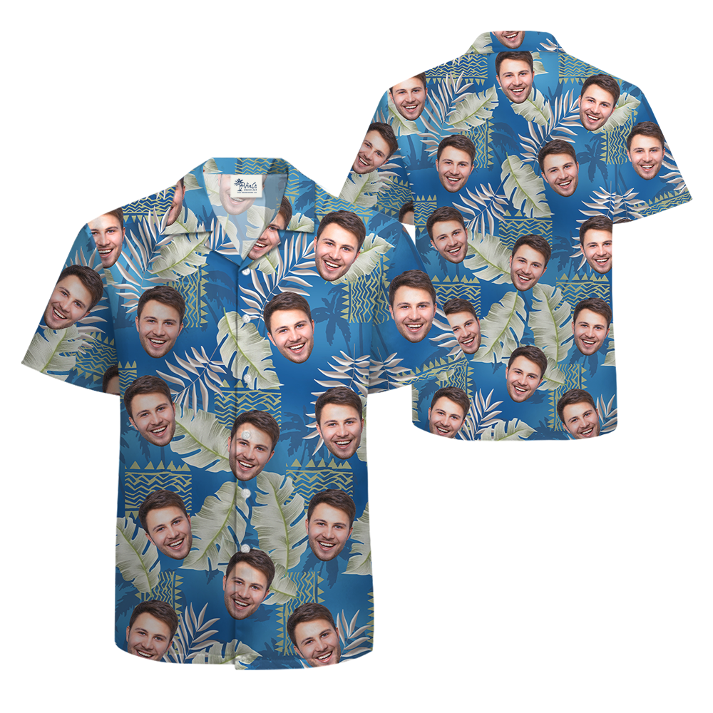 [12 Designs] Custom Face Aloha Shirt