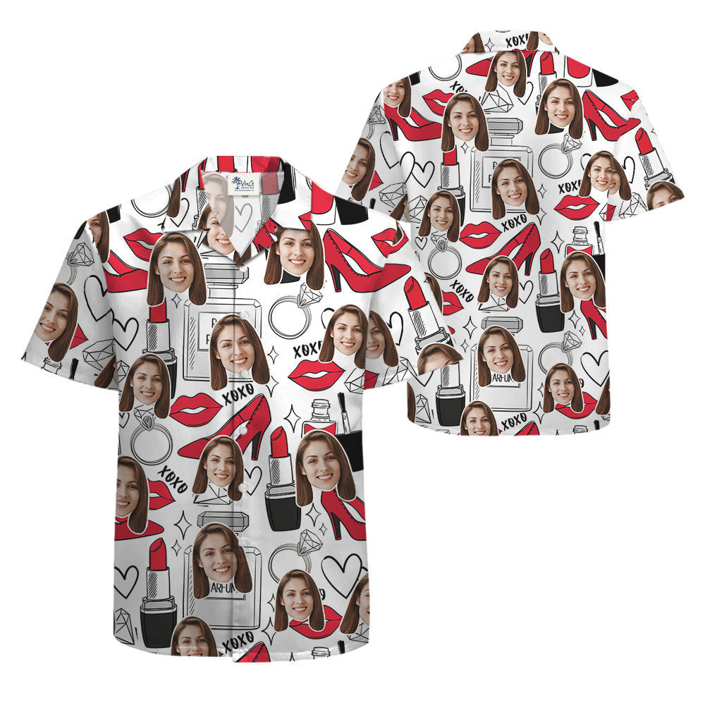 [12 Designs] Custom Hawaiian Shirt With 1-5 Faces