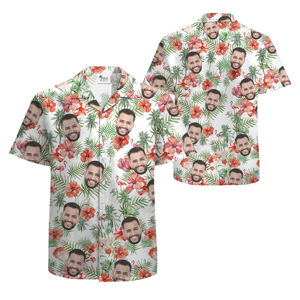 Custom Face Hawaiian Shirt With 12 Designs