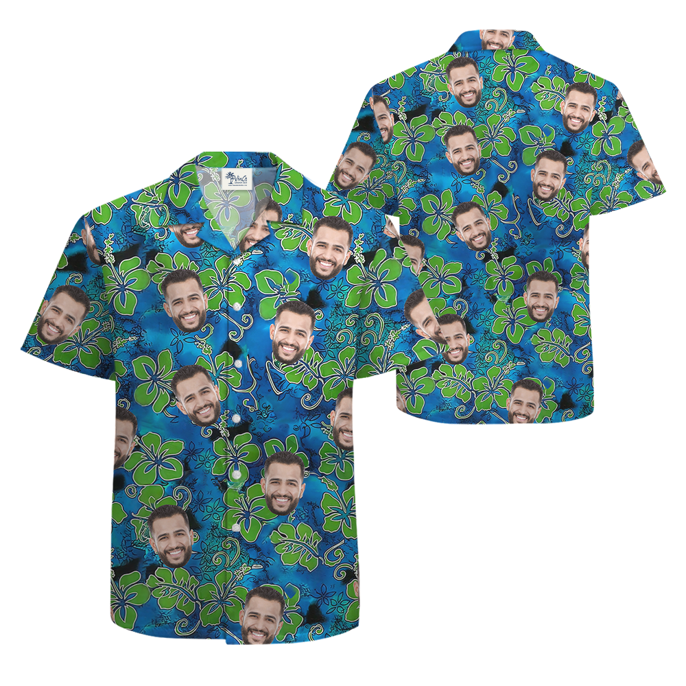 Custom Face Hawaiian Shirt With 12 Designs