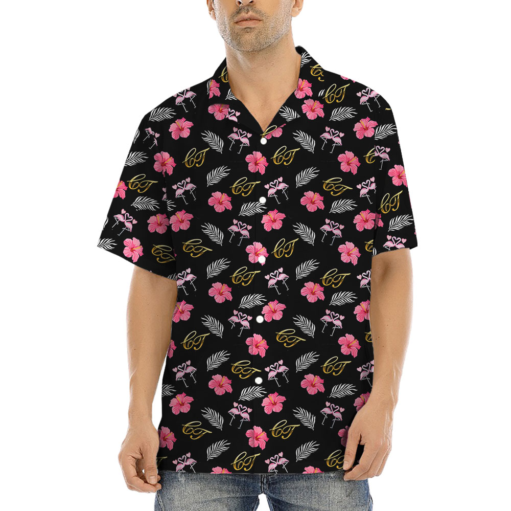 Personalized Name Anniversary Hawaiian Shirt For Couples - variant image 1