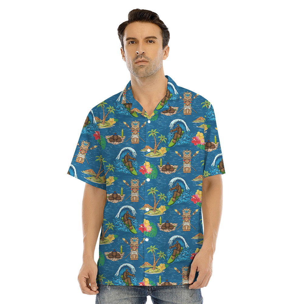 Surfing Bigfoot Hula Matching Family Outfits