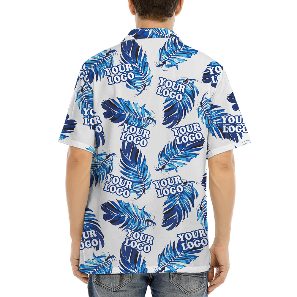 [6 Designs] Custom Company Logo Tropical Hawaiian Shirt