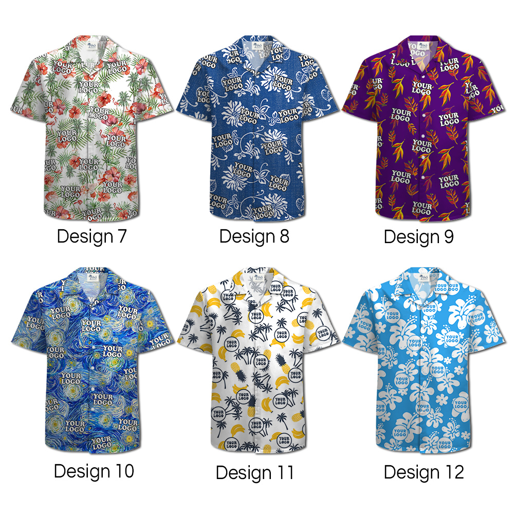 [12 Designs] Tropical Hawaiian Shirt With Custom Logo