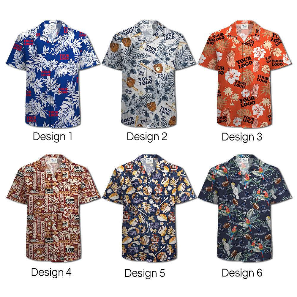 [12 Designs] Custom Logo Hawaiian Shirt