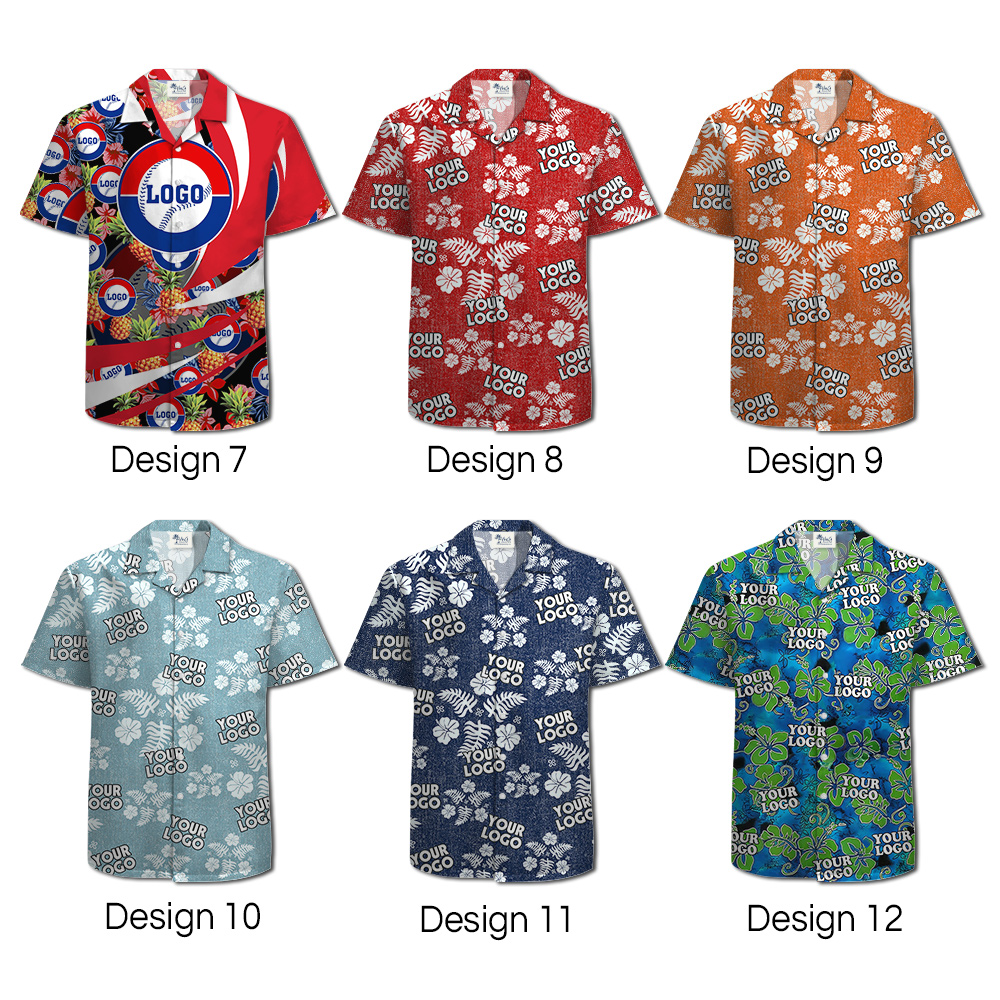 [12 Designs] Custom Logo Hawaiian Shirt