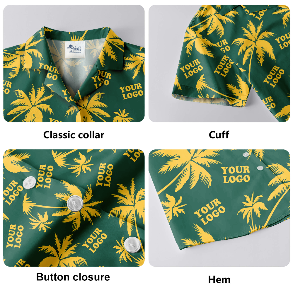[12 Designs] Tropical Hawaiian Shirt With Custom Logo