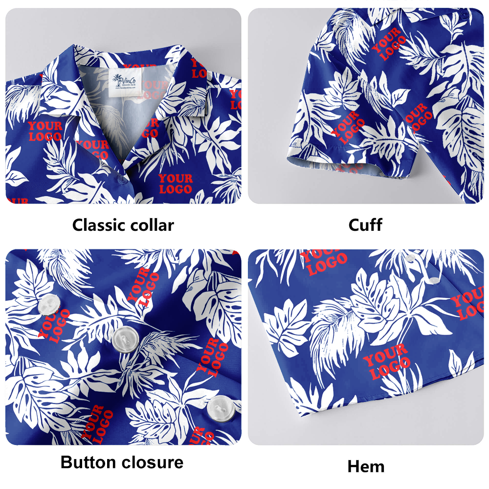 [12 Designs] Custom Logo Hawaiian Shirt