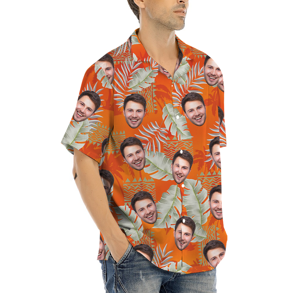 [12 Designs] Custom Face Aloha Shirt