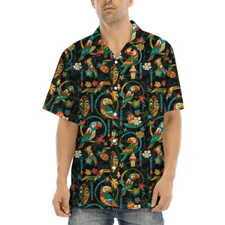 Parrot Tiki Vintage Aloha Shirt