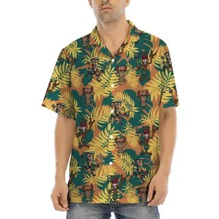 Tribal Tiki Man Tropical Hawaiian Shirt