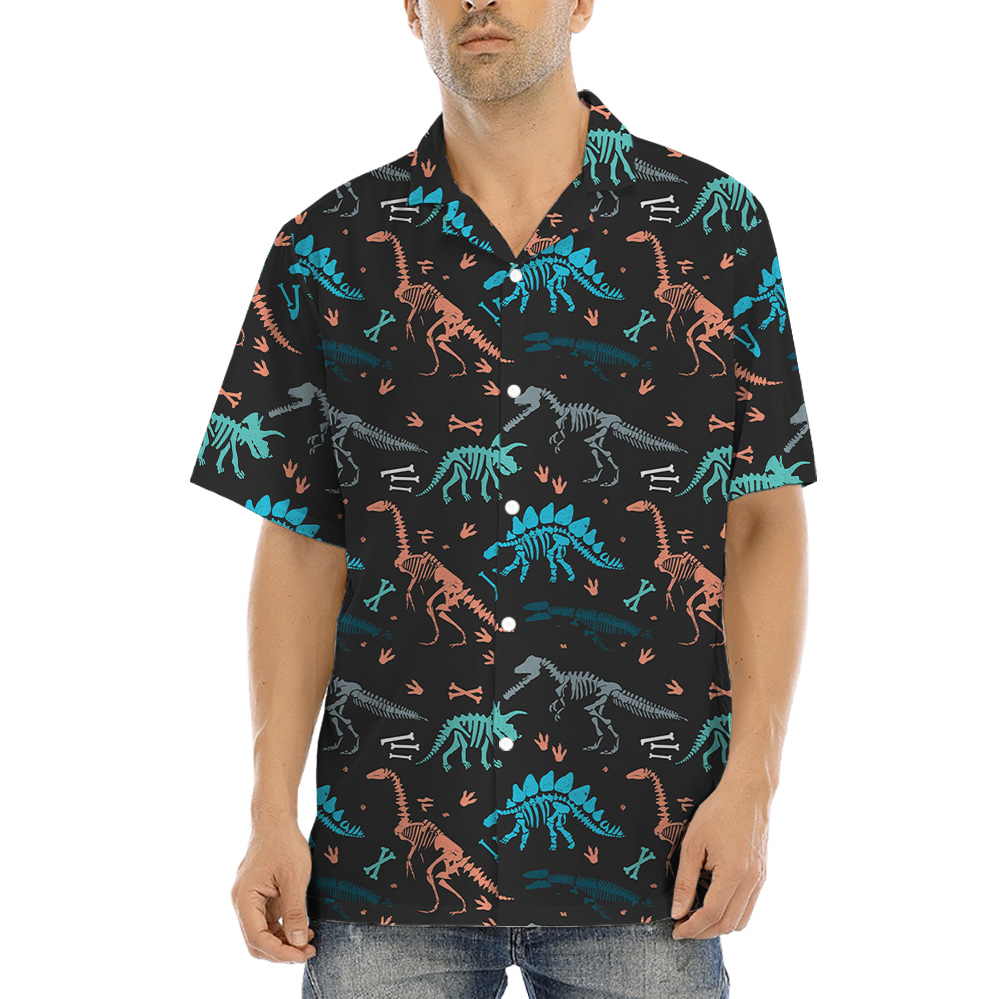 Dinosaur Fossils Hawaiian Shirt - variant image 1