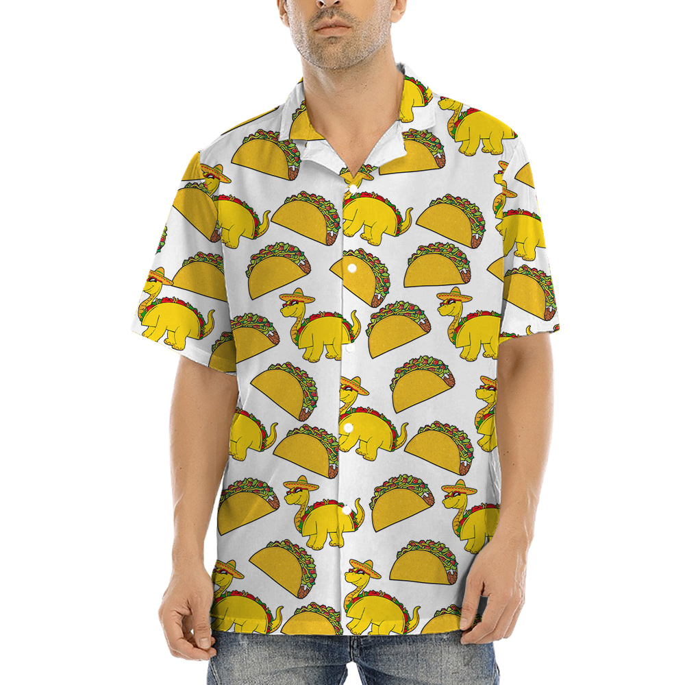 Taco Dinosaur Hawaiian Shirt - variant image 1