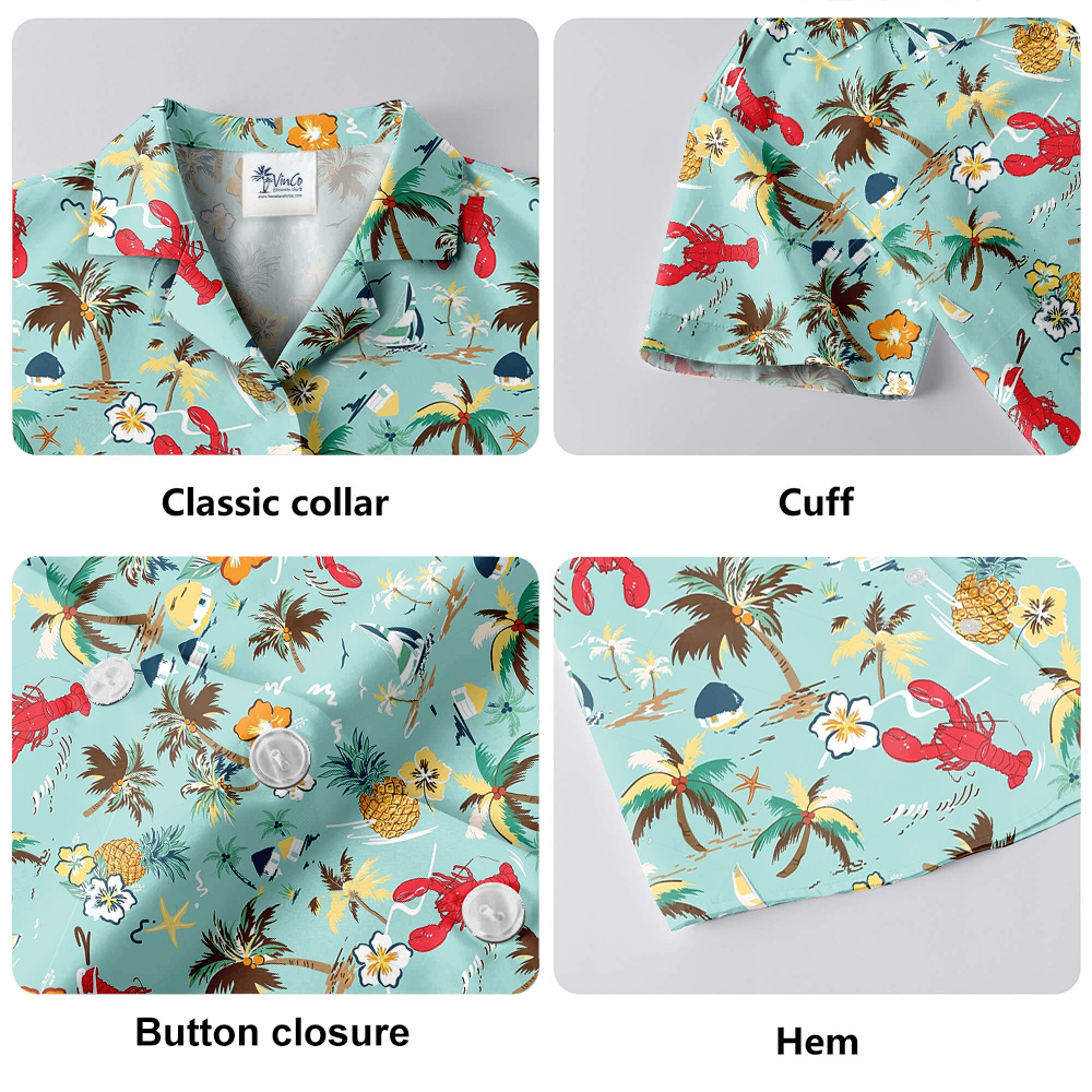 Tropical Lobster Hawaiian Shirt