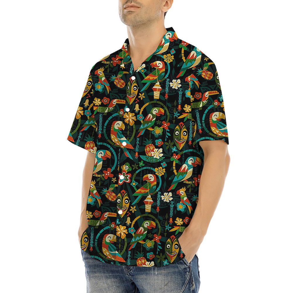 Parrot Tiki Vintage Aloha Shirt