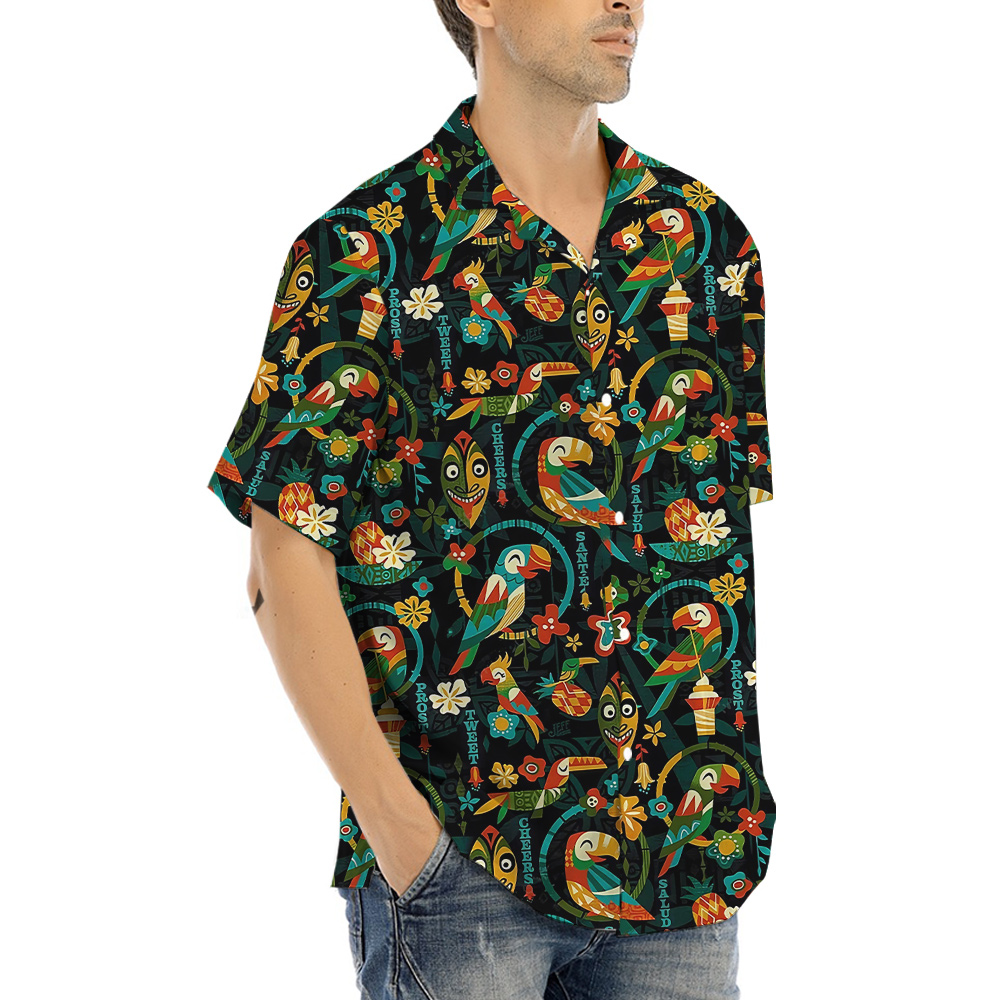 Parrot Tiki Vintage Aloha Shirt
