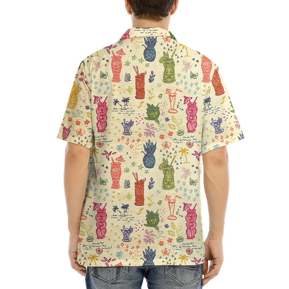Retro Vintage Tiki Bar Hawaiian Shirt