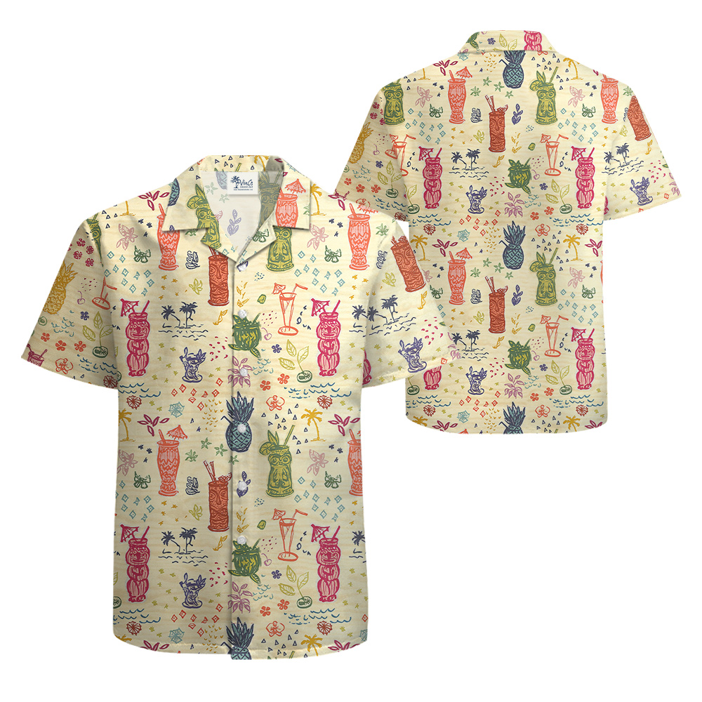 Retro Vintage Tiki Bar Hawaiian Shirt