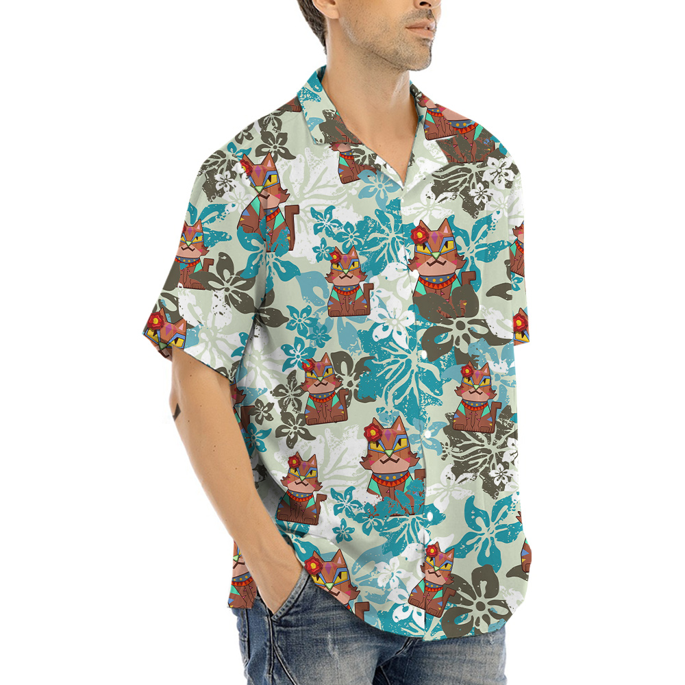 Tiki Cat Hawaiian Shirt
