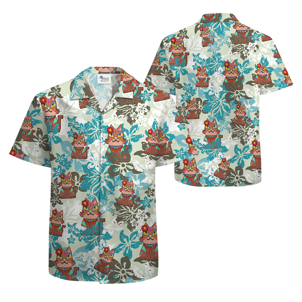 Tiki Cat Hawaiian Shirt