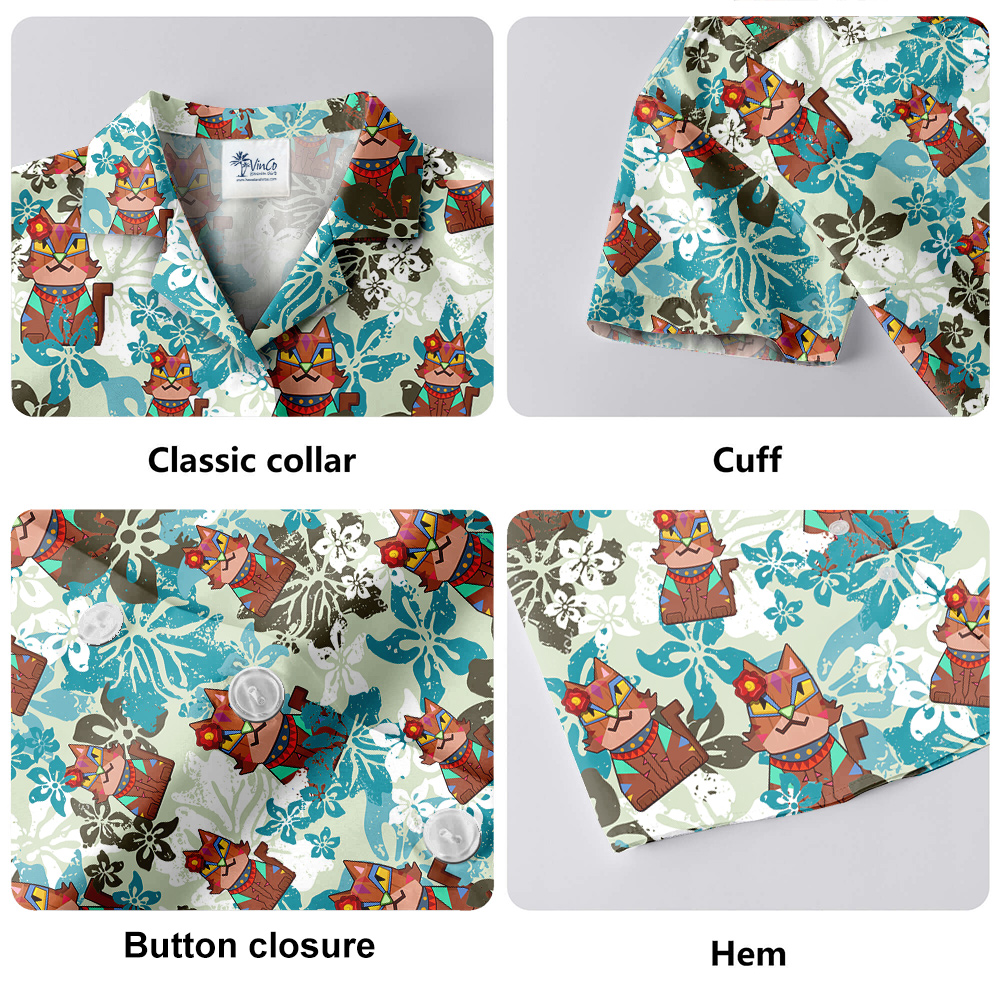 Tiki Cat Hawaiian Shirt