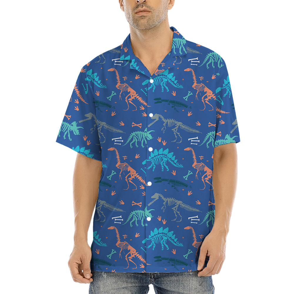 Dinosaur Fossils Hawaiian Shirt