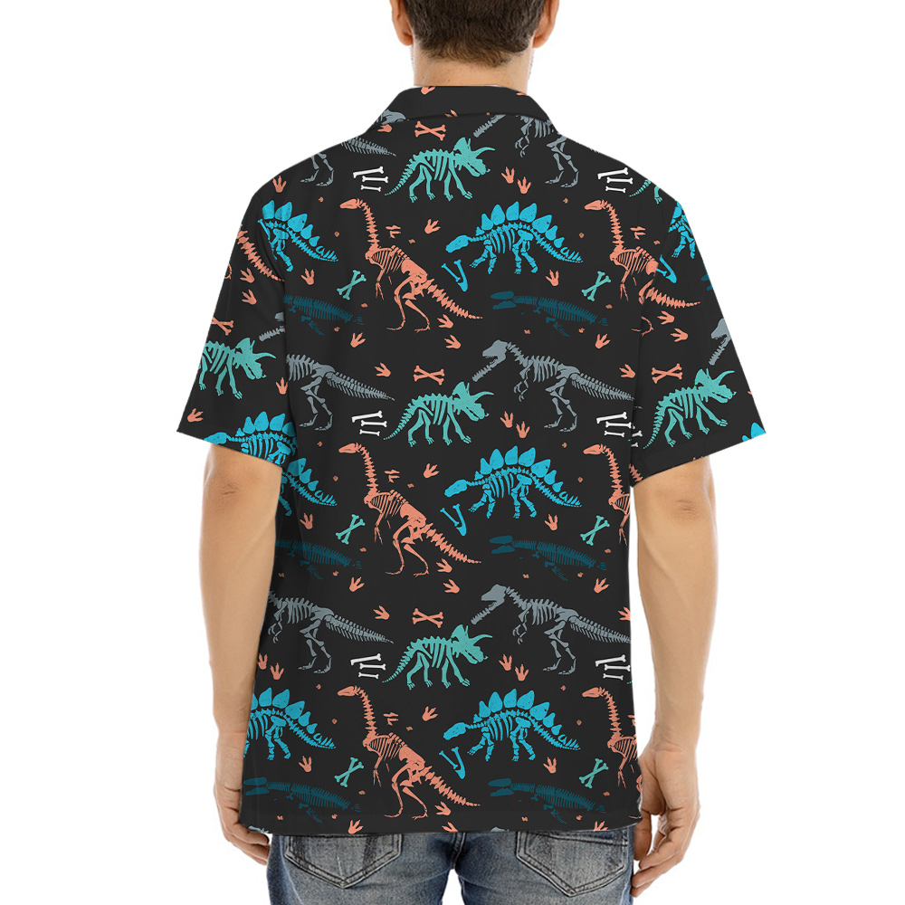 Dinosaur Fossils Hawaiian Shirt