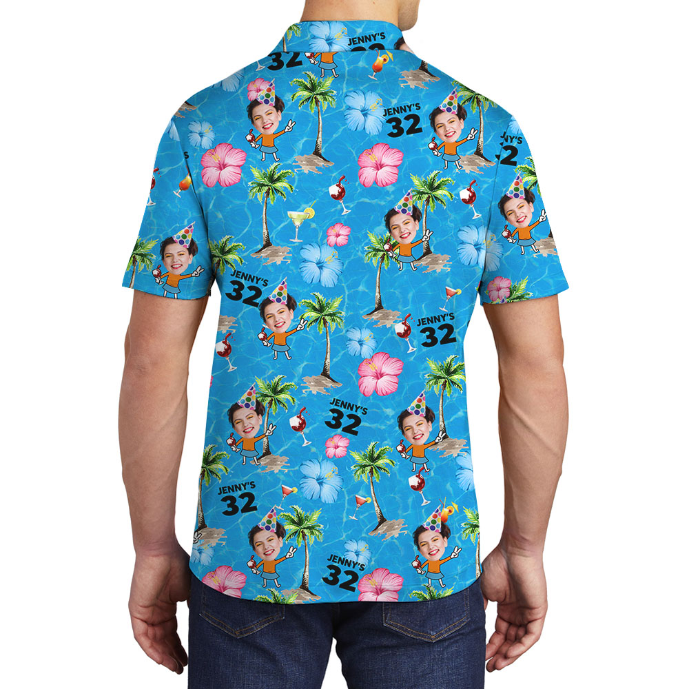 Hilarious Men's Polo Shirt With Birthday's Girl
