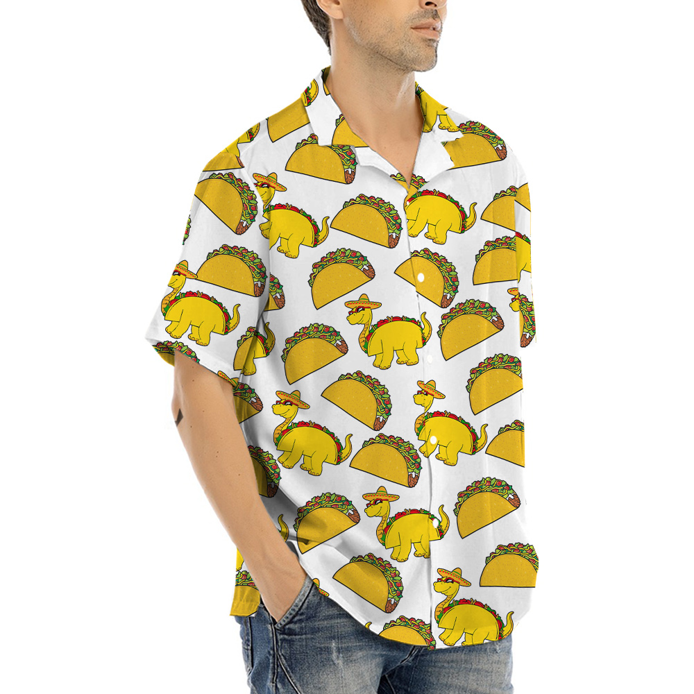 Taco Dinosaur Hawaiian Shirt