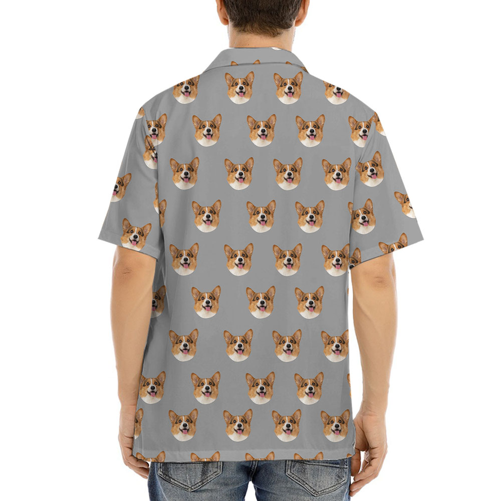 Hilarious Men's Hawaiian Shirt With 1-5 Faces