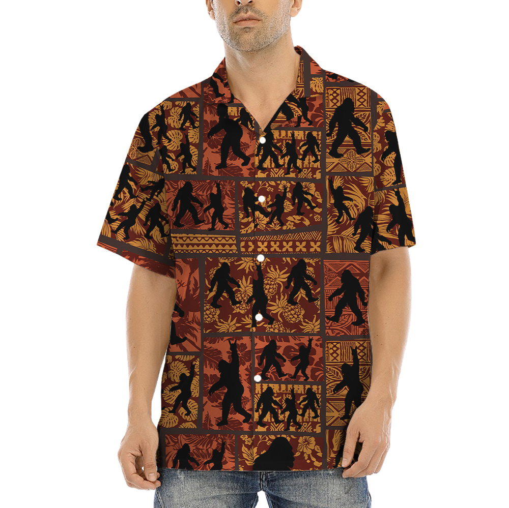 Classic Patterns Bigfoot Aloha Shirt - variant image 1