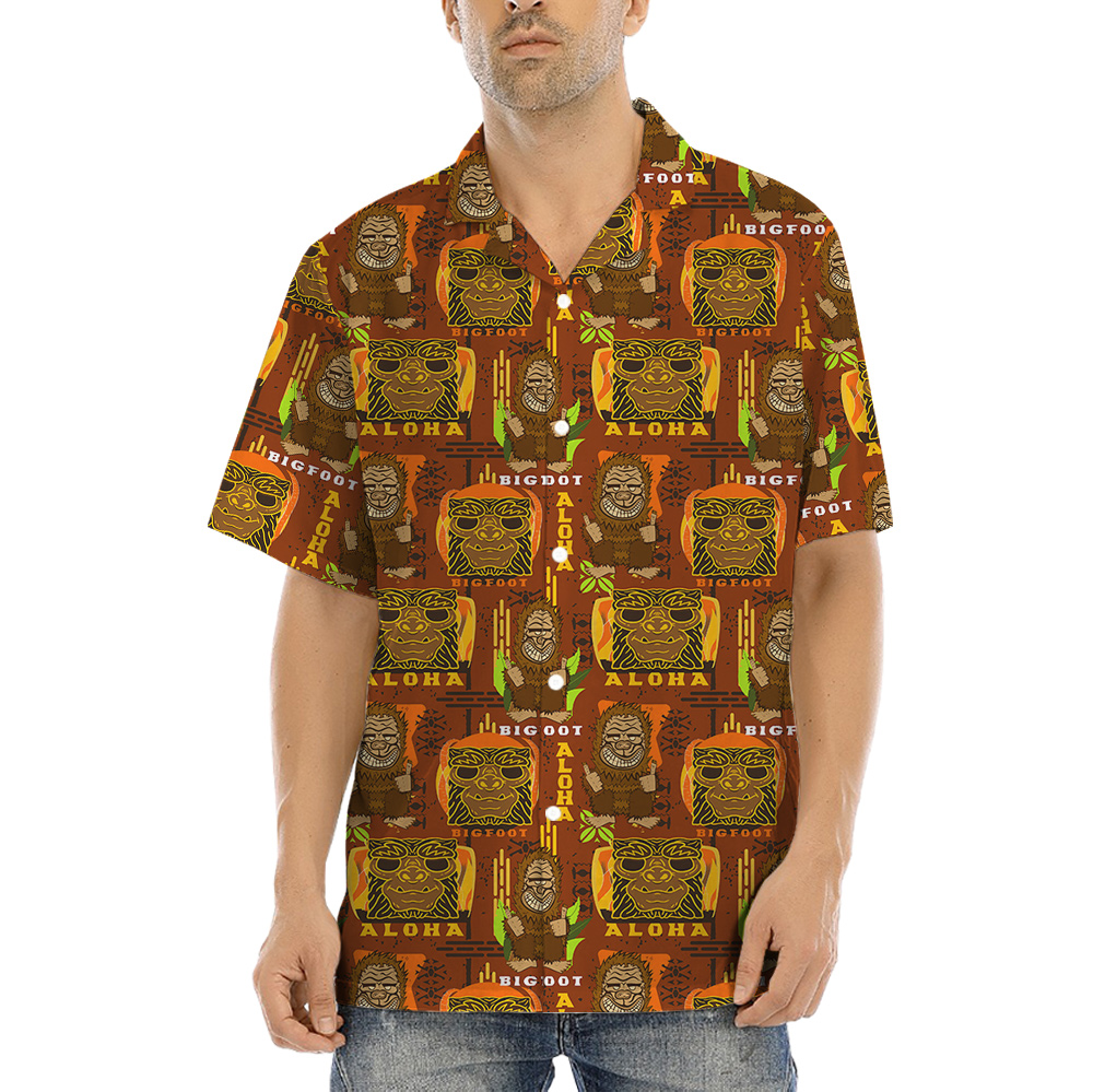 Vintage Bigfoot Aloha Shirt - variant image 1