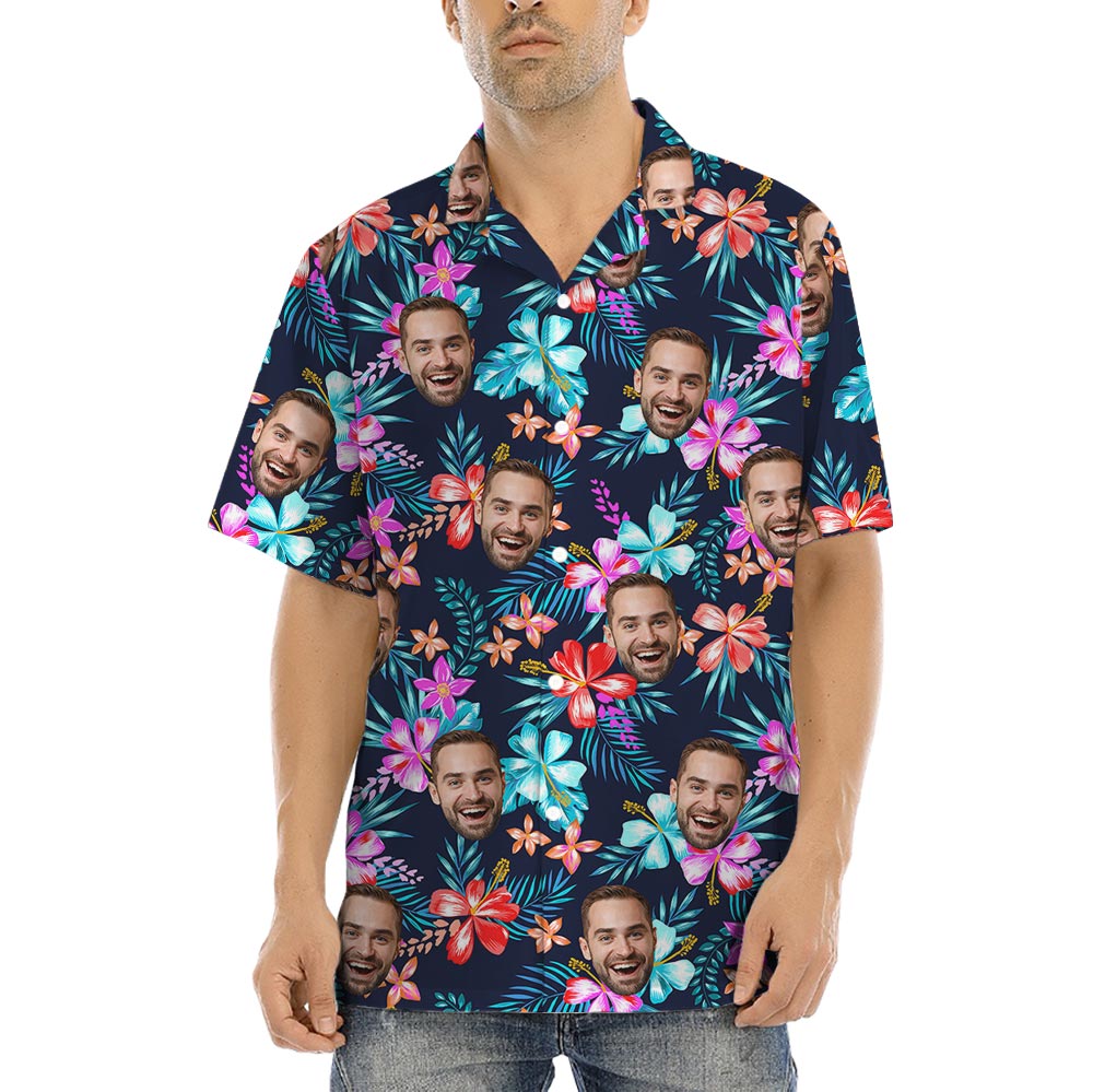 Vintage Mens Tropical Shirts With 1-5 Faces - variant image 1